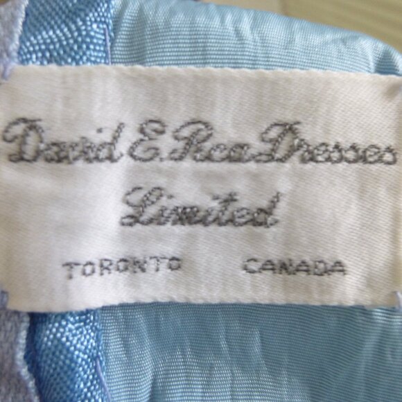 Vintage David E. Rea dress, small, long, waist:24" - Picture 3 of 5